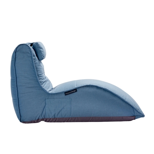 Avatar Lounger with Headrest - Atlantic Denim (UV Grade AA+)