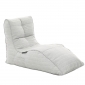 white lounger bean bag chair