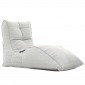 white lounger bean bag chair