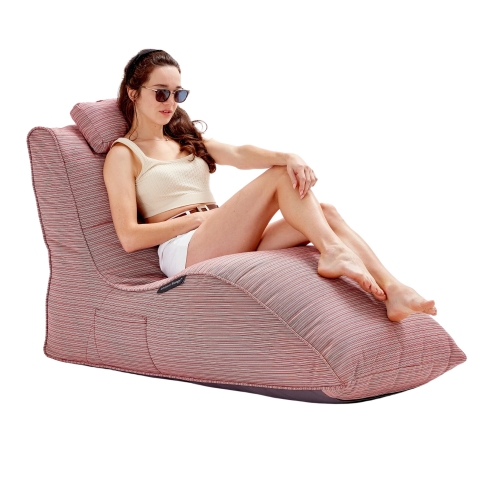 pink lounger bean bag chair