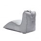 white lounger bean bag chair